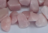 CTD3606 Top drilled 10*14mm - 13*18mm nuggets Chinese pink opal beads