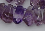 CTD3621 Top drilled 9*18mm - 16*30mm faceted nuggets ametrine beads