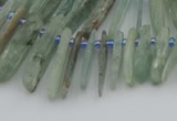 CTD3696 Top drilled 6*15mm - 8*40mm sticks kyanite beads