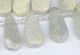 CTD3714 Top drilled 10*20mm - 15*45mm freeform moonstone beads