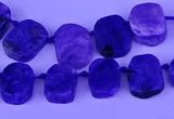 CTD3888 Top drilled 10*14mm - 11*15mm freeform charoite beads