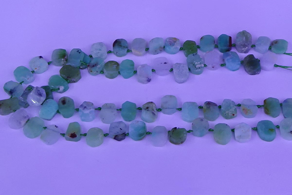 CTD3894 Top drilled 10*12mm - 10*14mm freeform Australia chrysoprase beads