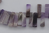 CTD400 Top drilled 4*15mm - 6*20mm sticks amethyst gemstone beads