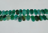 CTD4007 Top drilled 14*22mm - 22*42mm freeform agate gemstone beads