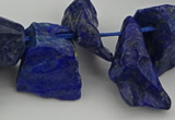 CTD432 15.5 inches 12*20mm - 15*25mm nuggets lapis lazuli beads