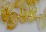 CTD452 15.5 inches 10*14mm - 15*30mm freeform citrine beads