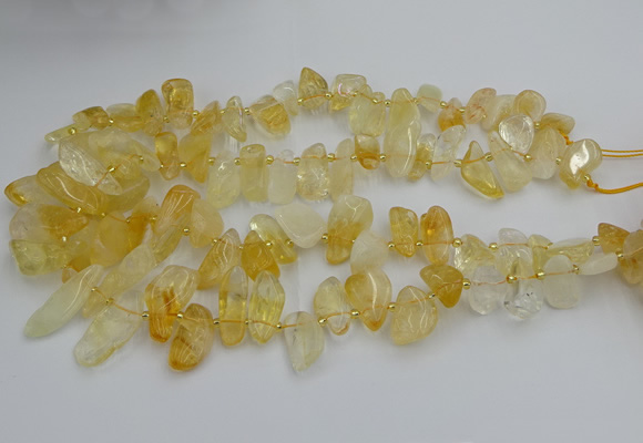 CTD452 15.5 inches 10*14mm - 15*30mm freeform citrine beads