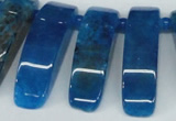 CTD600 Top drilled 10*30mm - 12*45mm wand agate gemstone beads