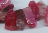 CTD604 Top drilled 10*18mm - 12*28mm nuggets agate gemstone beads