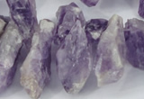 CTD620 Top drilled 12*22mm - 15*40mm nuggets amethyst beads