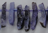 CTD672 Top drilled 10*25mm - 12*45mm wand agate gemstone beads