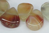 CTD696 Top drilled 18*25mm - 22*30mm freeform agate gemstone beads