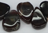 CTD697 Top drilled 18*25mm - 22*30mm freeform agate gemstone beads