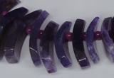 CTD712 Top drilled 12*25mm - 15*40mm wand agate gemstone beads