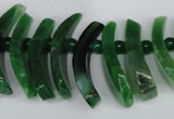 CTD713 Top drilled 12*25mm - 15*40mm wand agate gemstone beads