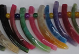 CTD716 Top drilled 10*30mm - 12*50mm wand agate gemstone beads