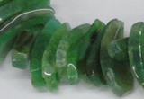 CTD721 Top drilled 12*25mm - 14*40mm wand agate gemstone beads