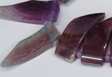 CTD733 Top drilled 15*20mm - 15*40mm wand agate gemstone beads