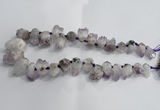 CTD953 Top drilled 10*15mm - 18*25mm nuggets druzy amethyst beads