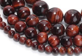 CTE01 15 inches round red tiger eye gemstone beads wholesale