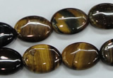 CTE103 15.5 inches 13*18mm oval yellow tiger eye beads wholesale