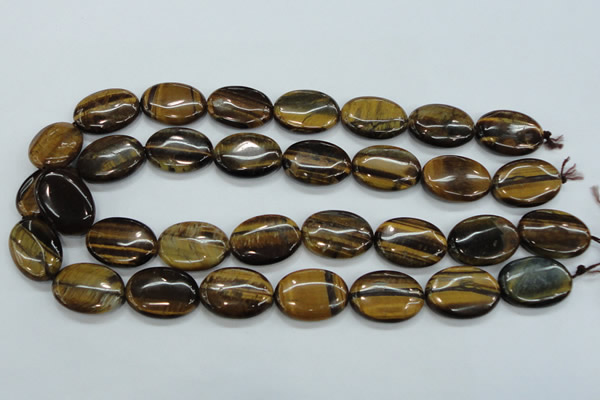 CTE104 15.5 inches 18*25mm oval yellow tiger eye beads wholesale