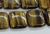 CTE106 15.5 inches 20*20mm square yellow tiger eye beads wholesale