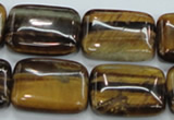 CTE107 15.5 inches 18*25mm rectangle yellow tiger eye beads wholesale