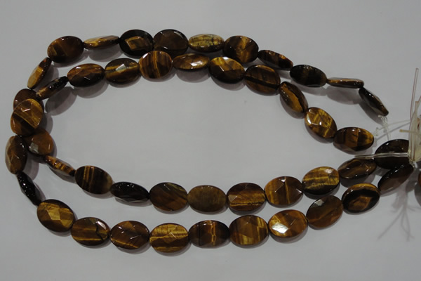 CTE1095 15.5 inches 13*18mm faceted oval yellow tiger eye beads