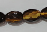 CTE1115 15.5 inches 15*20mm faceted rice yellow tiger eye beads