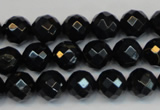 CTE1187 15.5 inches 10mm faceted round blue tiger eye beads