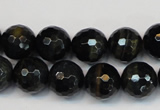 CTE1190 15.5 inches 14mm faceted round blue tiger eye beads