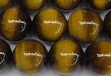 CTE1230 15.5 inches 14mm round A grade yellow tiger eye beads