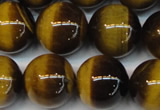 CTE1239 15.5 inches 16mm round A+ grade yellow tiger eye beads