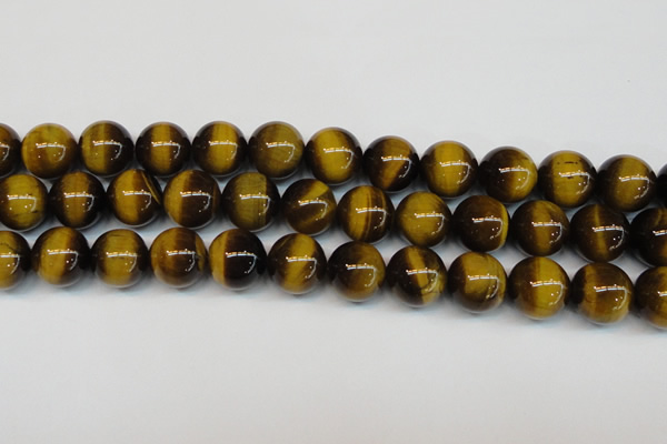 CTE1239 15.5 inches 16mm round A+ grade yellow tiger eye beads