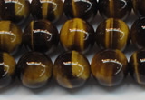 CTE1242 15.5 inches 6mm round AA grade yellow tiger eye beads