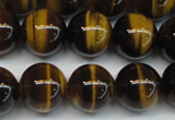 CTE1243 15.5 inches 8mm round AA grade yellow tiger eye beads