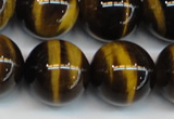 CTE1246 15.5 inches 14mm round AA grade yellow tiger eye beads