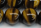 CTE1247 15.5 inches 16mm round AA grade yellow tiger eye beads