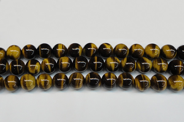 CTE1252 15.5 inches 10mm round AAA grade yellow tiger eye beads