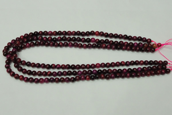 CTE135 15.5 inches 6mm round dyed tiger eye gemstone beads