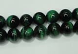 CTE143 15.5 inches 10mm round dyed tiger eye gemstone beads