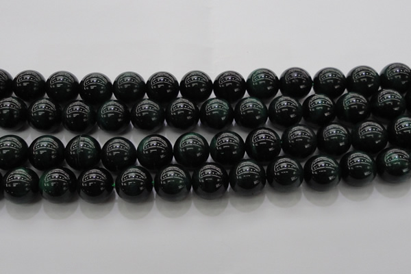 CTE1434 15.5 inches 12mm round green tiger eye beads wholesale