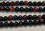 CTE147 15.5 inches 6mm round colorful tiger eye beads wholesale