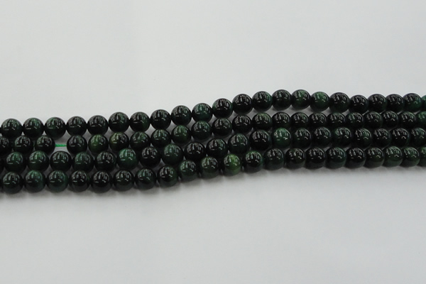 CTE1492 15.5 inches 8mm round green tiger eye beads wholesale