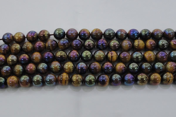 CTE1503 15.5 inches 10mm round AB-color yellow tiger eye beads