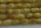 CTE1514 15.5 inches 5*8mm rice golden tiger eye beads wholesale