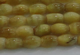 CTE1515 15.5 inches 6*10mm rice golden tiger eye beads wholesale