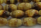 CTE1517 15.5 inches 10*14mm rice golden tiger eye beads wholesale