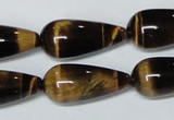 CTE156 15.5 inches 12*26mm teardrop yellow tiger eye gemstone beads